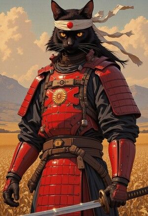 samurai cat