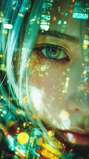 woman eye